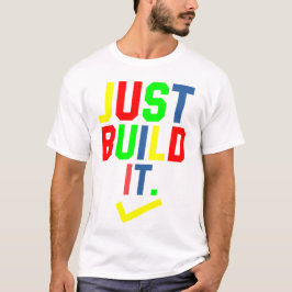 Bygg bara blockbockar för Byggnad av Master Builde T Shirt