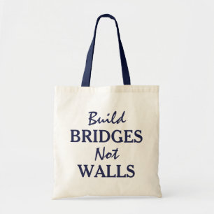 "Bygg broar ej väggar" tote bags Tygkasse