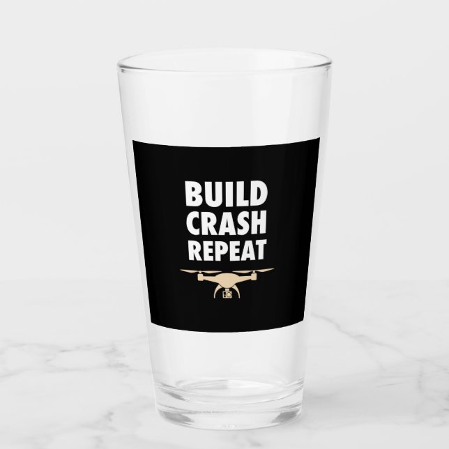 Bygg Crash Repeat Drone Glaskopp (Framsida)