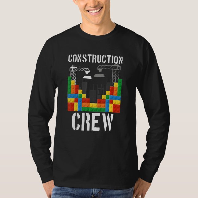 Bygg Crew Master Builder Brickayer Buildi T Shirt (Framsida)