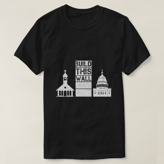 Bygg den här muren, viktig T-Shirt.png T Shirt (Design framsida)