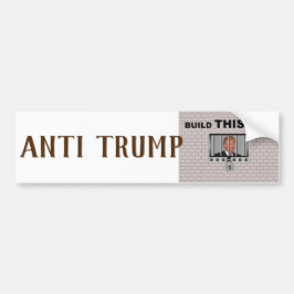 Bygg DENNA vägg/antitrump, Bildekal