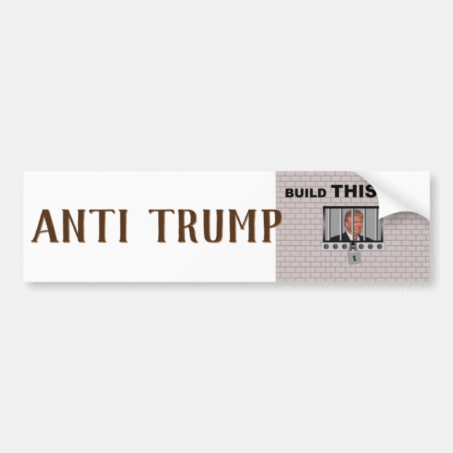 Bygg DENNA vägg/antitrump, Bildekal (Framsidan)