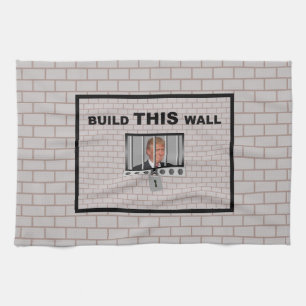 Bygg DENNA vägg/antitrump, Kökshandduk