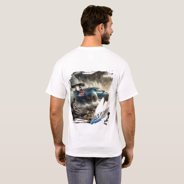 Bygg Det Drift — Urban Racing Grafik T Shirt (Hel baksida)