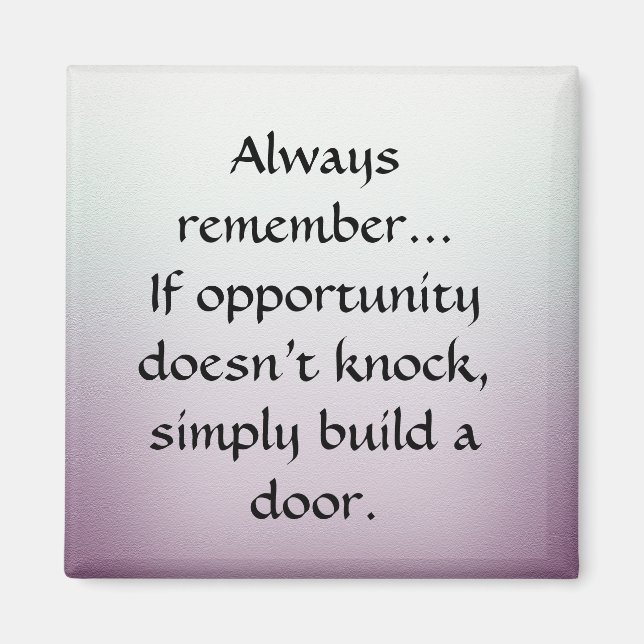 Bygg en dörr magnet (Framsidan)