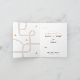 Bygg Födelsedagsfest inbjudan