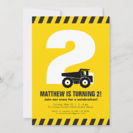 Bygg födelsedagsfest inbjudan