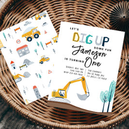 Bygg Födelsedagsfest inbjudan