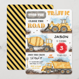 Bygg Födelsedagsfest inbjudan