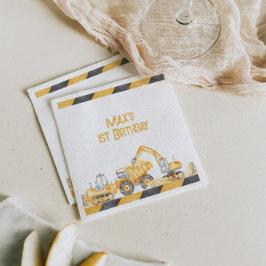 Bygg-Födelsedagsfest Napkins Pappersservett