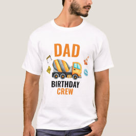Bygg-Födelsedagsfesten Pappa T Shirt