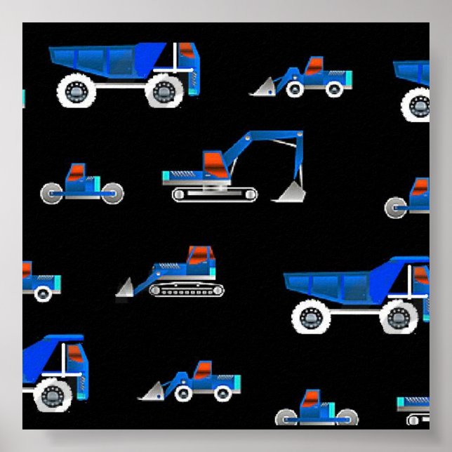 bygg-fordon poster (Framsidan)