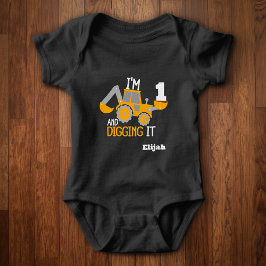 Bygg-Grattis på födelsedagen Grävande den åldern N T Shirt