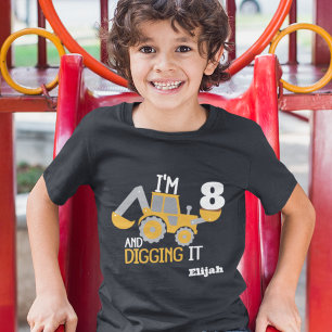 Bygg-Grattis på födelsedagen Grävande den åldern N T Shirt