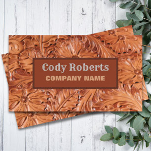 Bygg-Handymannen Cowboy Land Western Visitkort