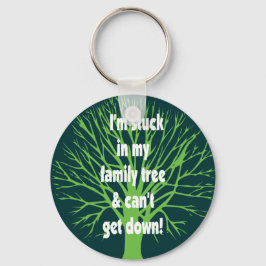 Bygg i min familj Träd Nyckelring