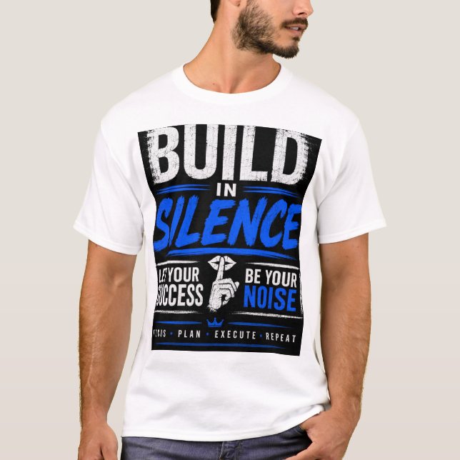 BYGG I Tystnad T Shirt (Framsida)