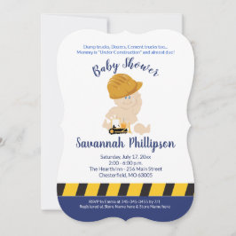 Bygg-inbjudan för babyskor för Pojke Inbjudningar