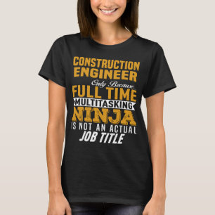 Bygg Ingenjör T Shirt