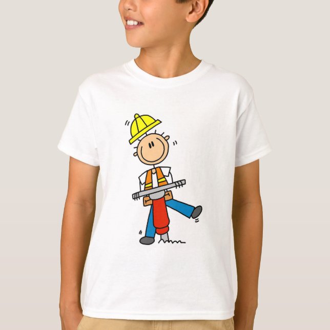 Bygg-Jack Hammer T-shirts och presenter (Framsida)