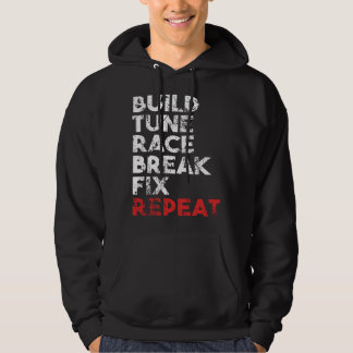 Bygg Justera Tävla Bryt Fixera Upprepa Gåva Män bi Hoodie