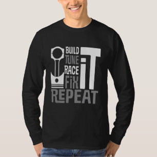 Bygg justeringsdel för korrigering av Tune Tävling T Shirt