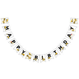 Bygg Kids Grattis på födelsedagen Party Vimplar