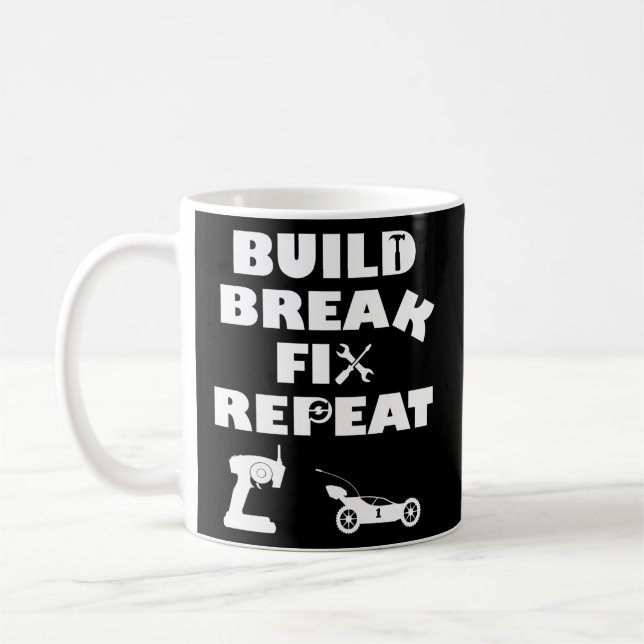 Bygg Korrigera reparationskontrollbil Kaffemugg (Vänster)
