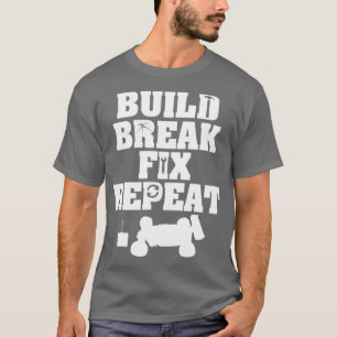 Bygg Korrigera reparationsrepetera R C-bildsradion T Shirt