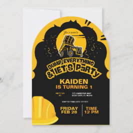 Bygg Lastbil Inbjudningar