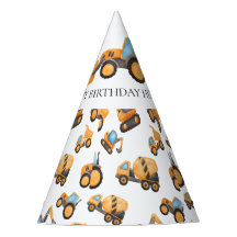 Bygg Lastbil Party Mönster