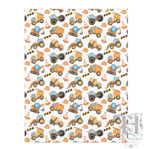 Bygg lastbil Scrapbook papper