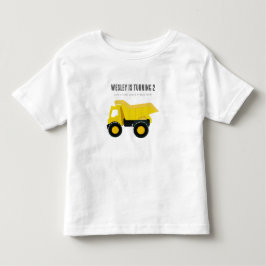 Bygg-Lastbilar födelsedag T Shirt