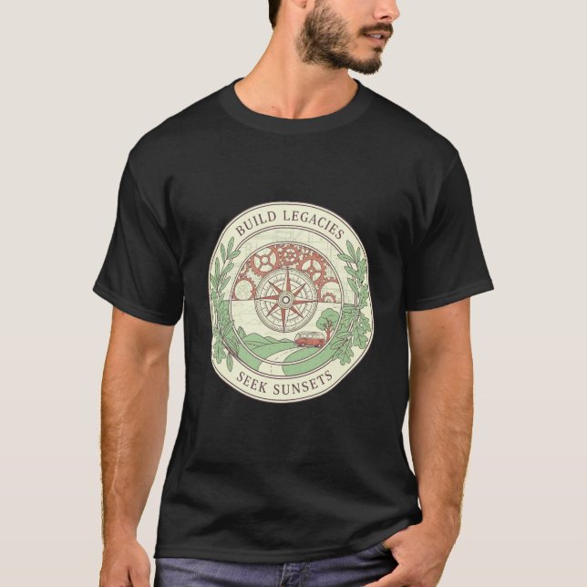 Bygg Legesses Seek Sunsets Mandala Comfort Tee (Framsida)