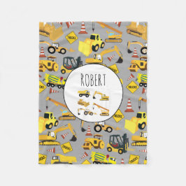 Bygg-Mönster, anpassat Namn Fleecefilt