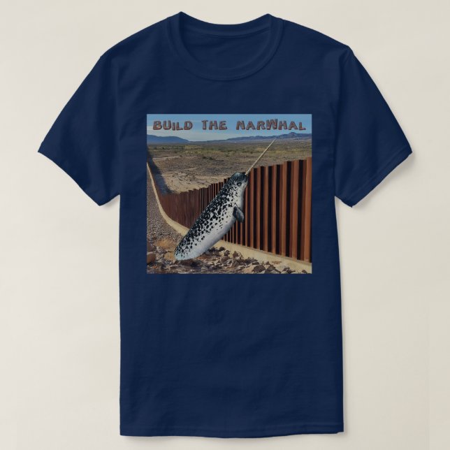 Bygg Narvalen T Shirt (Design framsida)