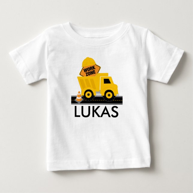 Bygg- och anläggningsarbeten Zona dagsvattenfartyg Tee Shirt (Framsida)