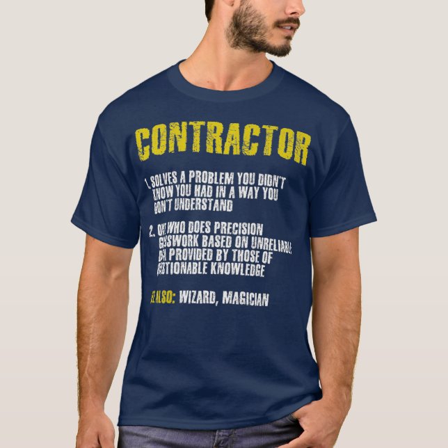 Bygg- och anläggningsbesättningens ynkliga gåvobid t shirt (Framsida)