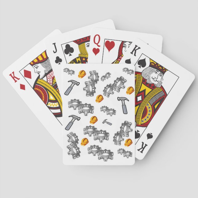 Bygg- och uppspelningskortfack kortlek (Baksidan)