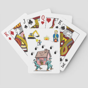 Bygg- och uppspelningskortfack spel kort