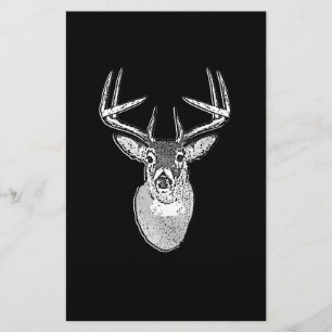 Bygg på Black Design White Svan Hjort Brevpapper