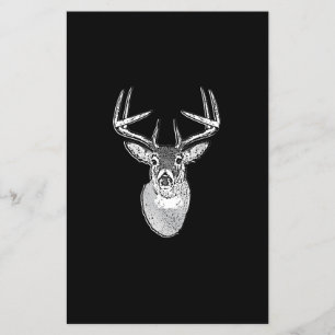 Bygg på Black Design White Svan Hjort Flygblad