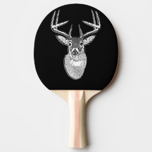 Bygg på Black Design White Svan Hjort Pingisracket
