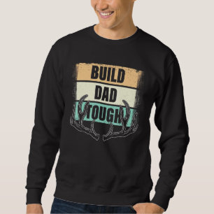 Bygg Pappa Tuff Lång Ärmad Tröja