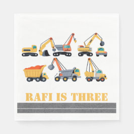 Bygg-party-upsherinfödelsedagslapkin Pappersservett