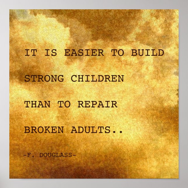 Bygg Stark Children-inspirationsoffert Poster (Framsidan)