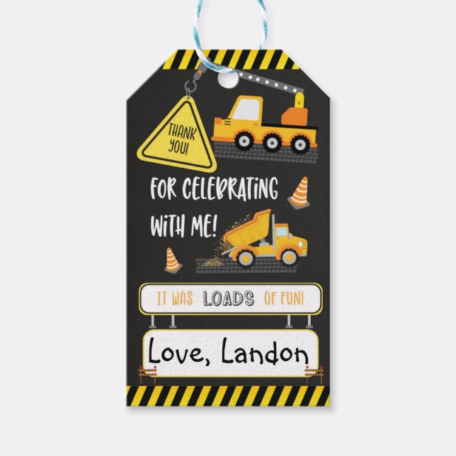 Bygg-Tack Presentetikett (Framsidan)