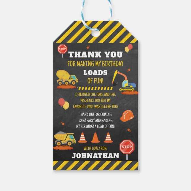 Bygg-Tack Presentetikett (Framsidan)