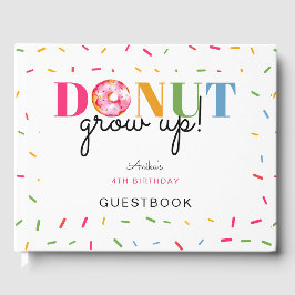 Bygg upp färgstarka Cute Sprinkles från födelsedag Gästböcker